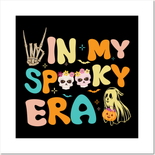 In My Spooky Era Spooky Season Retro Halloween Funny Ghost Posters and Art